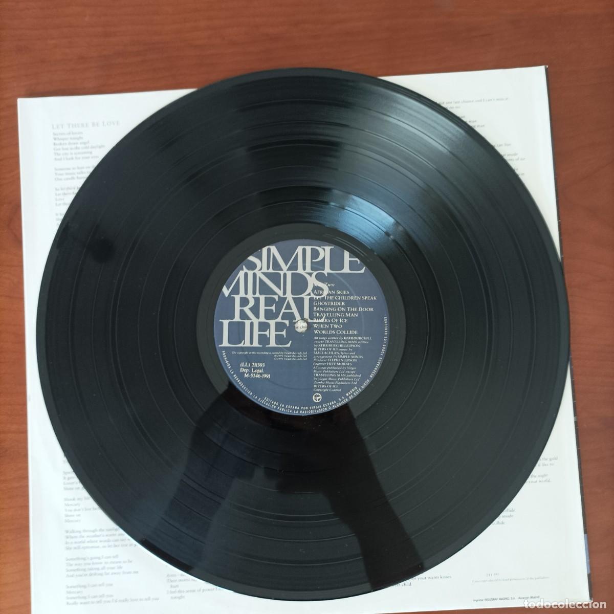 Discos de vinilo: SIMPLE MINDS, REAL LIFE. - Foto 7