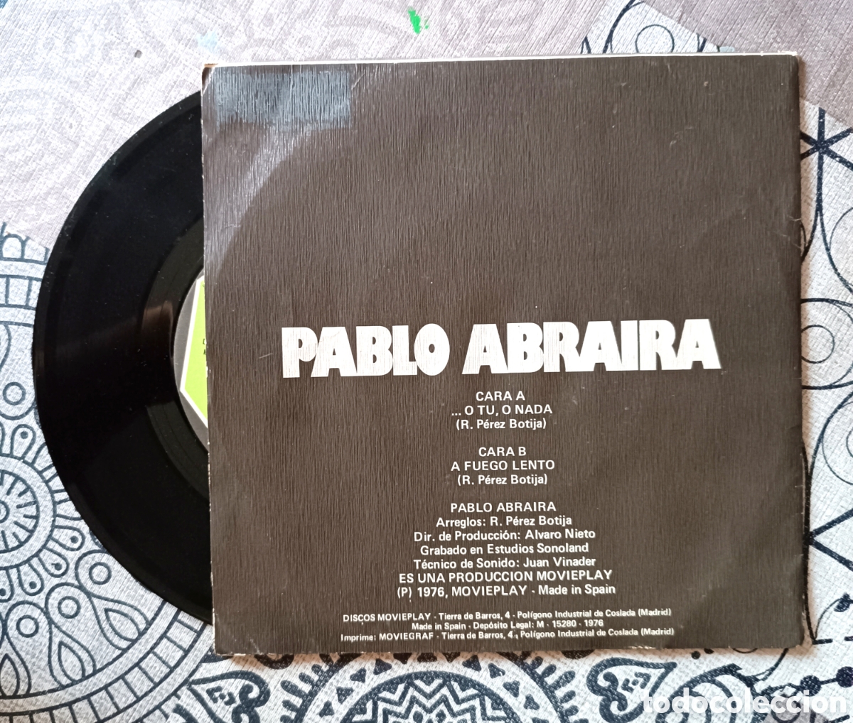 Discos de vinilo: Single Pablo Abraira - Foto 2