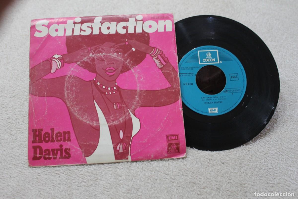 Discos de vinilo: HELEN DAVIS SATISFACTION SINGLE MADE IN SPAIN 1978 - Foto 1