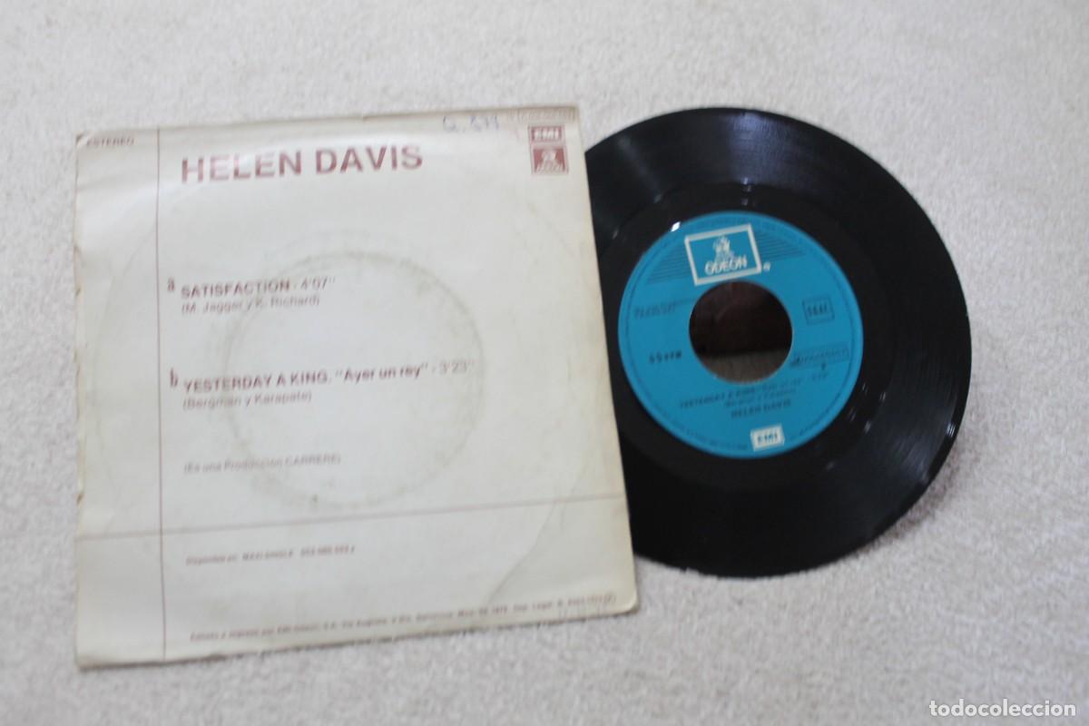 Discos de vinilo: HELEN DAVIS SATISFACTION SINGLE MADE IN SPAIN 1978 - Foto 2