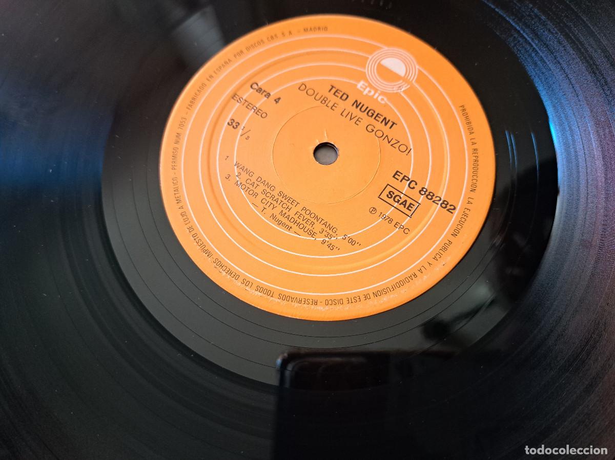 Discos de vinilo: LP Ted Nugent &ndash; Double Live Gonzo! 1978 - Foto 5