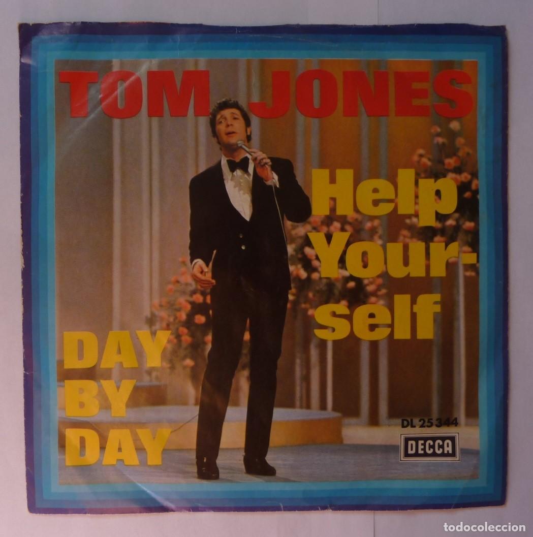 Discos de vinilo: TOM JONES / HELP YOURSELF / MADE IN GERMANY / SINGLE - Foto 1