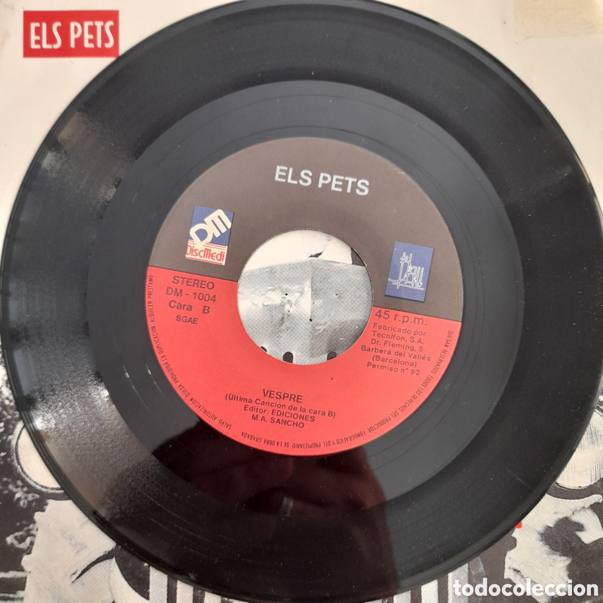 Discos de vinilo: Els Pets &ndash; Tu, De Qu&egrave; Vas? Vinilo, 7&rdquo; - Foto 4