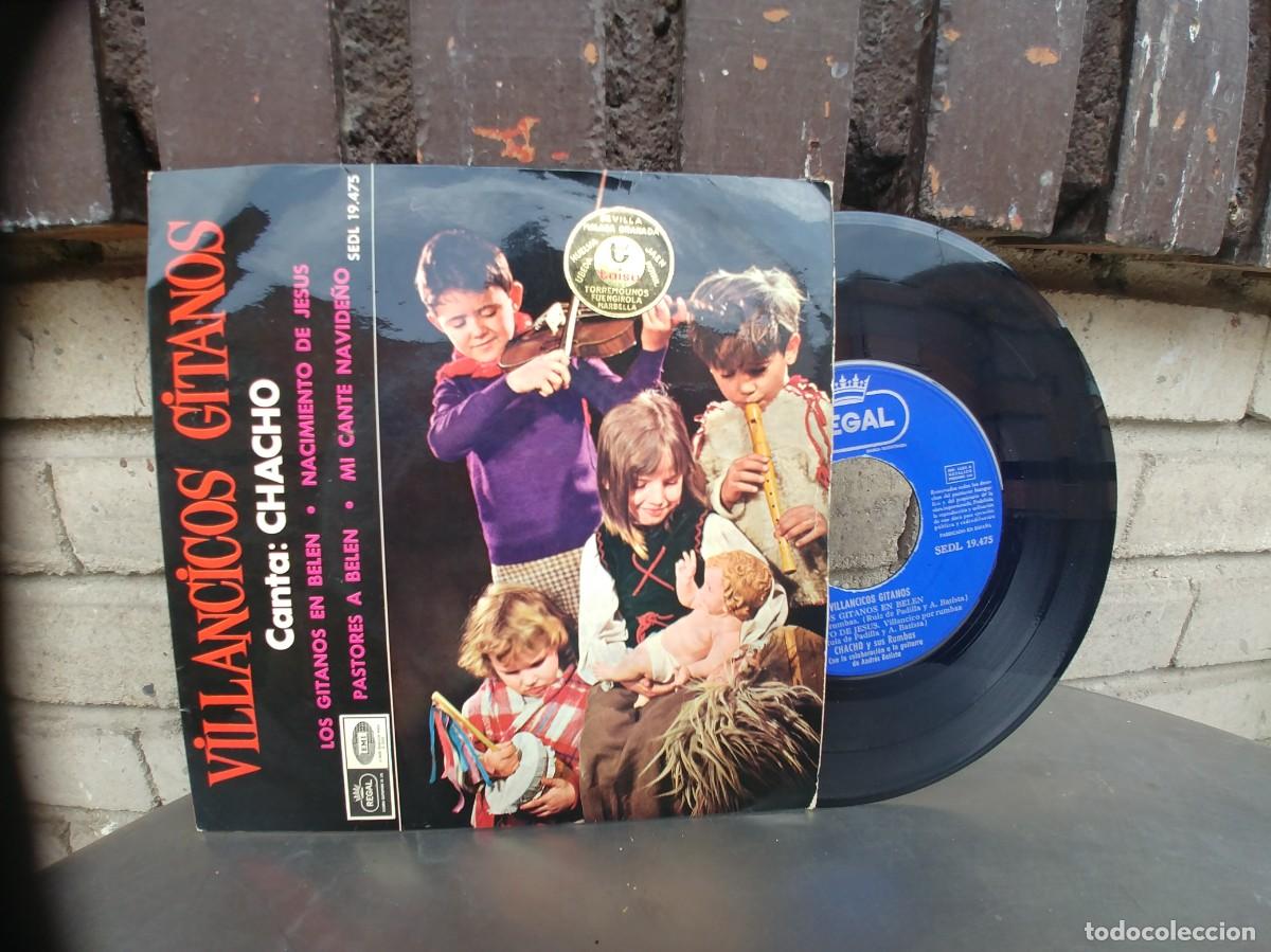 Discos de vinilo: CHACHO Y SUS RUMBAS-EP VILLANCICOS GITANOS - Foto 1
