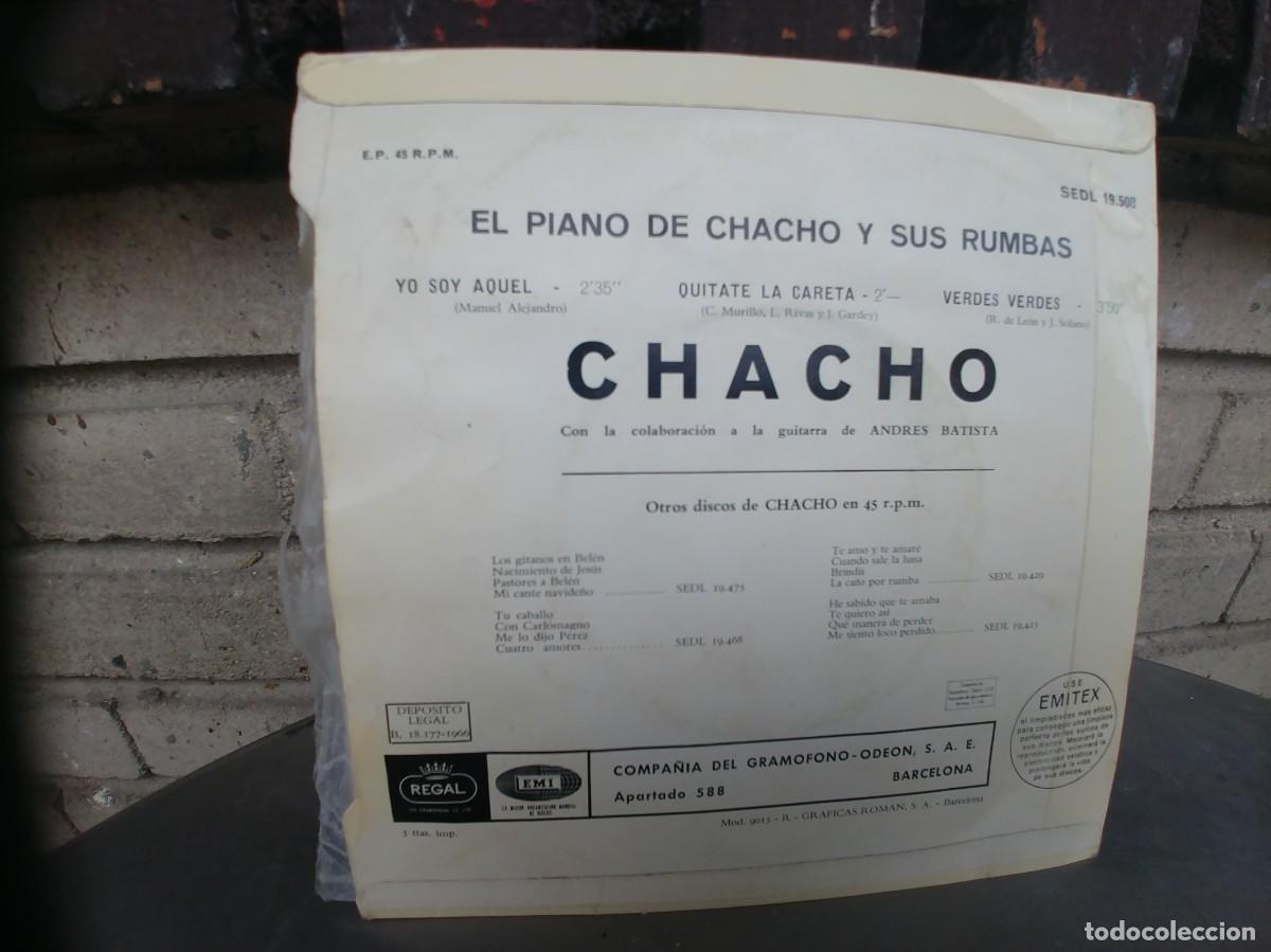 Discos de vinilo: CHACHO-EP YO SOY AQUEL +2 - Foto 2