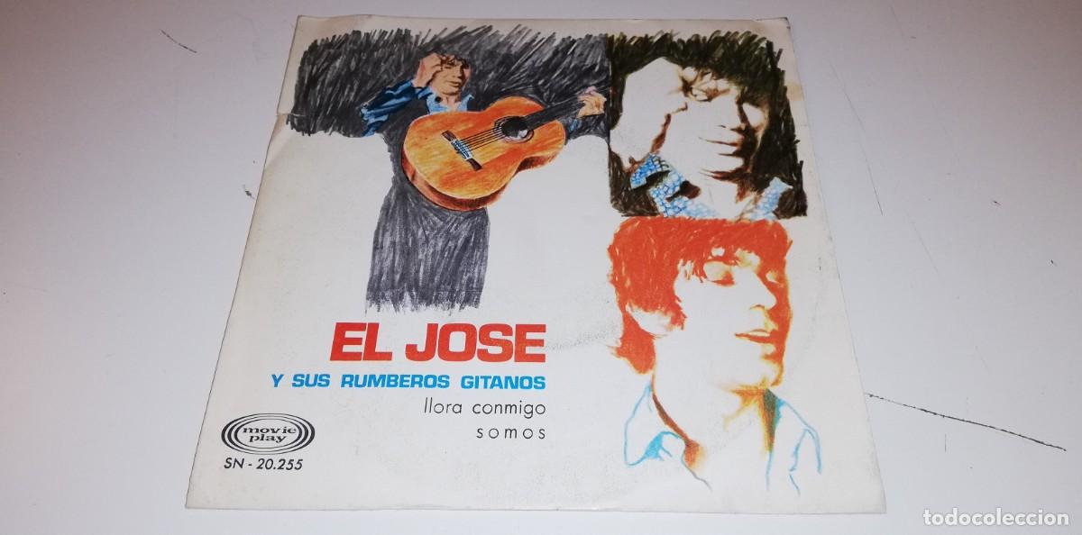 Vinyl-Schallplatten: S15- El Jos&eacute; Y Sus Rumberos Gitanos - LLora Conmigo (7&rdquo;, Single)- POR VG DIS VG