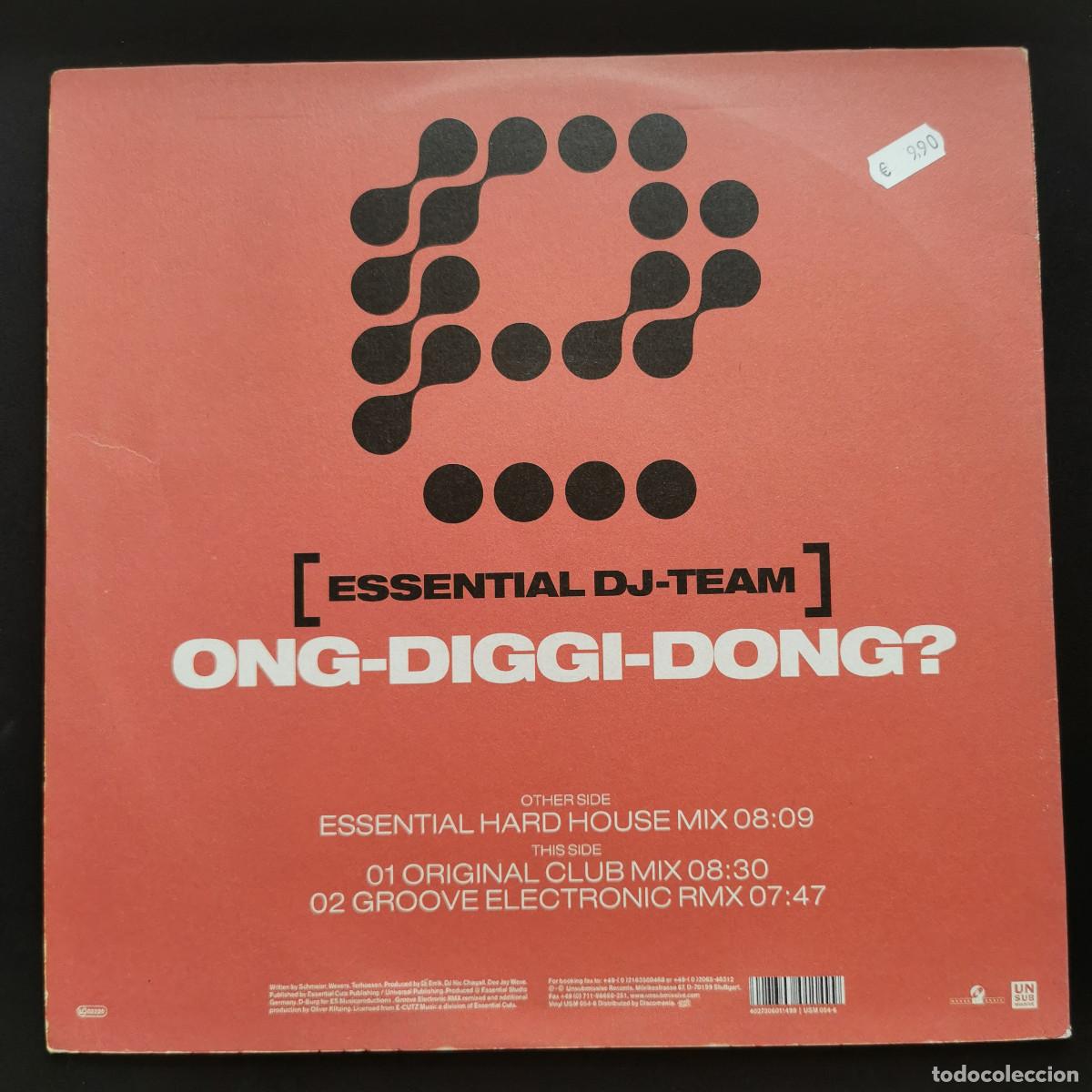 Discos de vinilo: ESSENTIAL DJ-TEAM - ONG-DIGGI-DONG - Foto 2