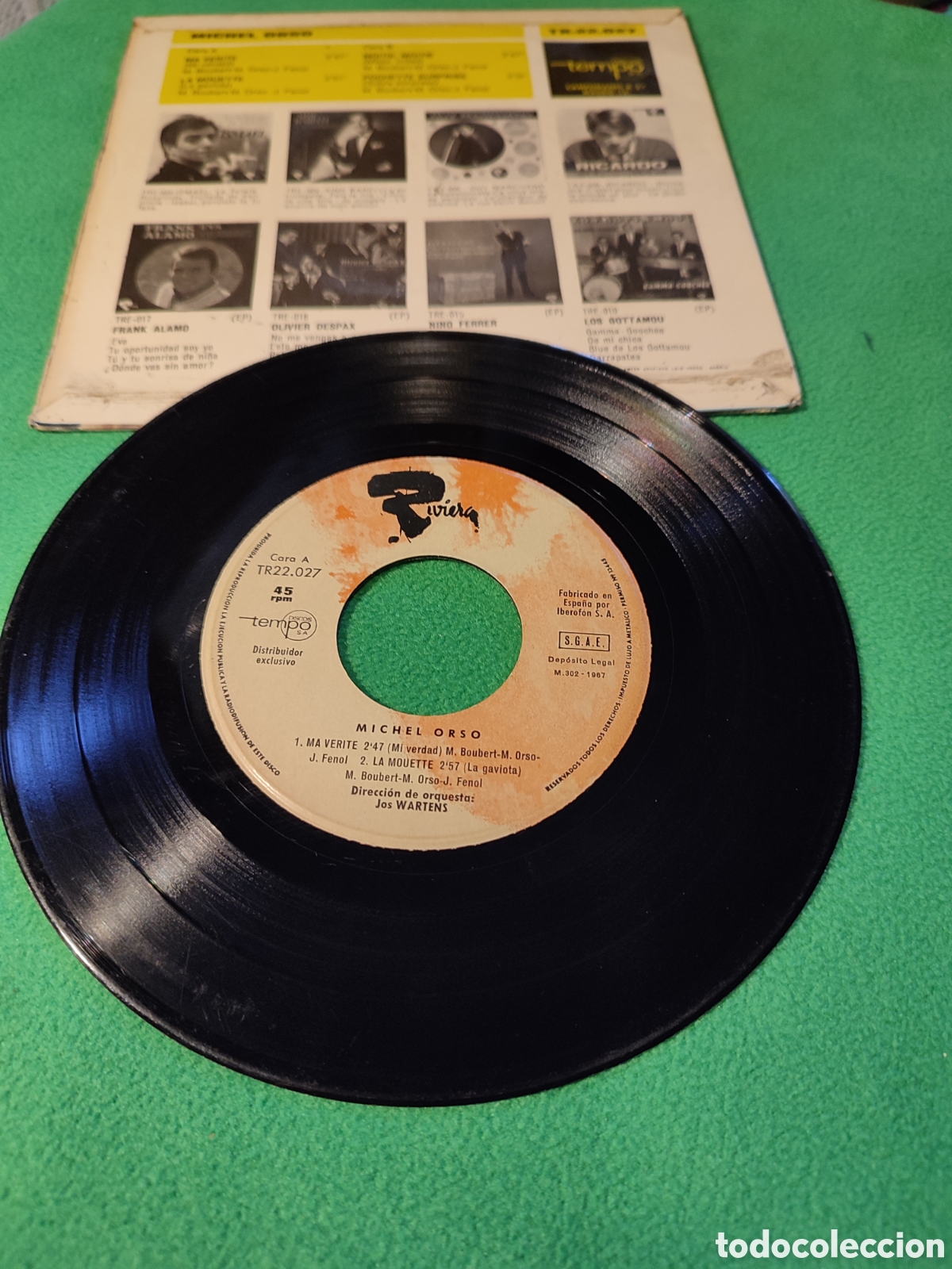 Discos de vinilo: Michel Orso - Ma verite+ 3 - Foto 2