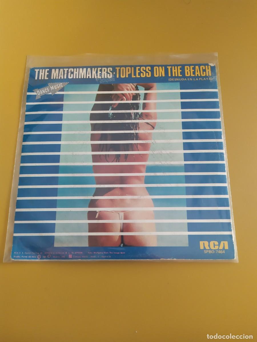 Discos de vinilo: The Matchmakers - Topless on the beach 1984 - Foto 2