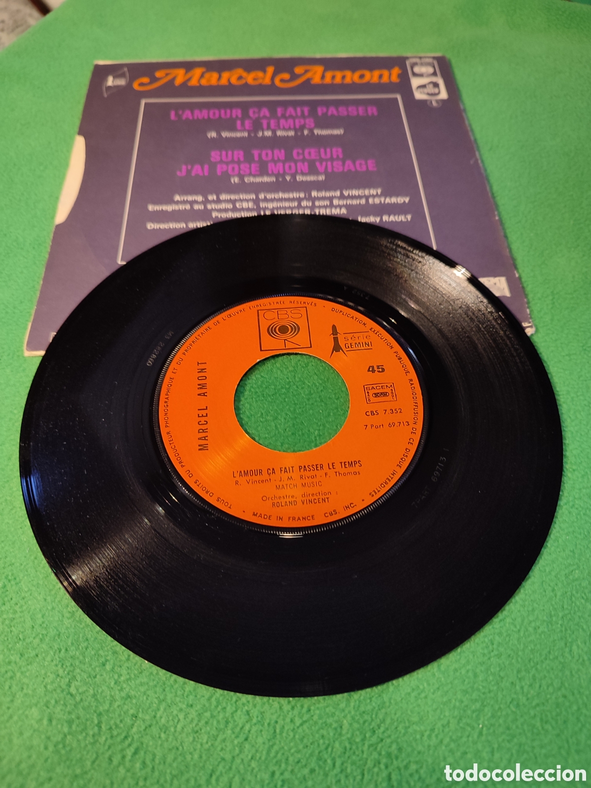 Discos de vinilo: Marcel Amont L, amour ca fait passer... - Foto 2