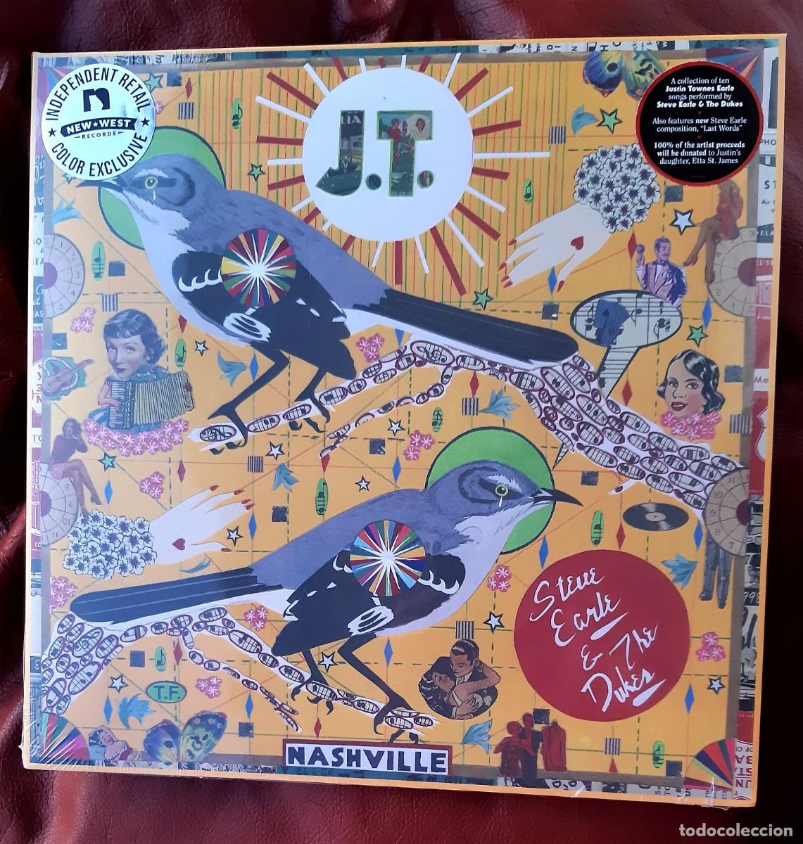Discos de vinilo: STEVE EARLE & THE DUKES - J.T. LP - Foto 1