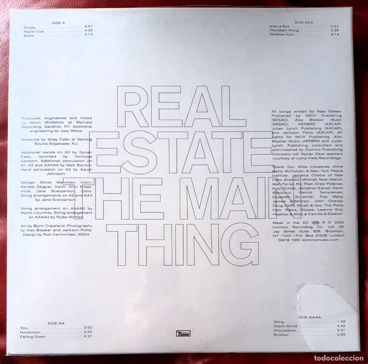 Discos de vinilo: REAL ESTATE - THE MAIN THING 2xLP - Foto 2