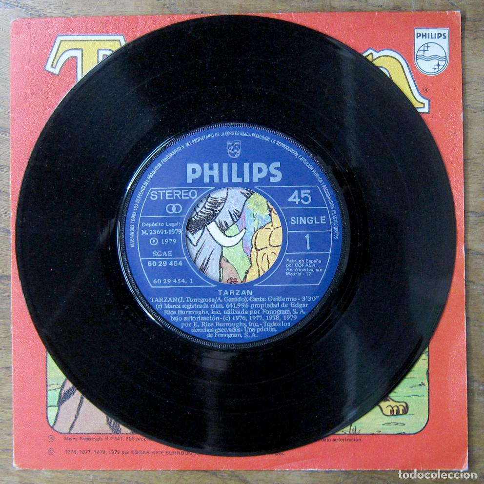 Discos de vinilo: VERSI&Oacute;N ORIGINAL TELEVISI&Oacute;N - TARZ&Aacute;N / LOS GUERREROS - 1979 - - Foto 3
