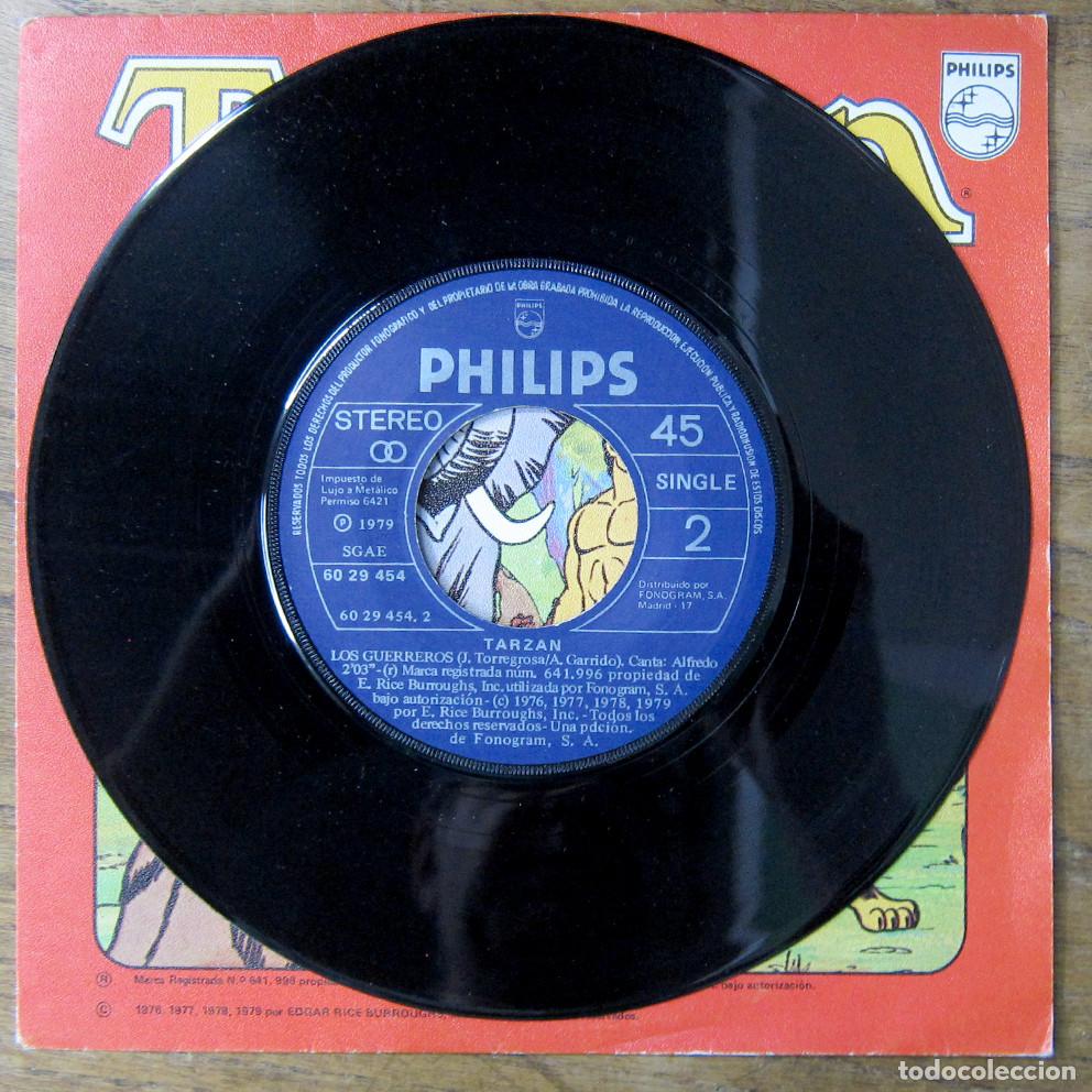 Discos de vinilo: VERSI&Oacute;N ORIGINAL TELEVISI&Oacute;N - TARZ&Aacute;N / LOS GUERREROS - 1979 - - Foto 4