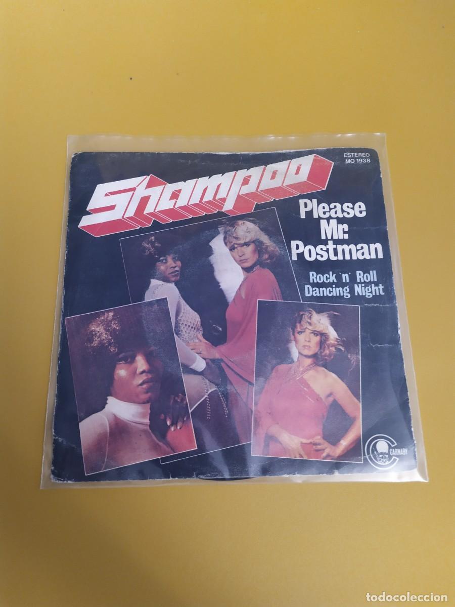 Discos de vinilo: Shampoo - Please Mr. Postman / Rocknroll dancing night 1980 - Foto 1