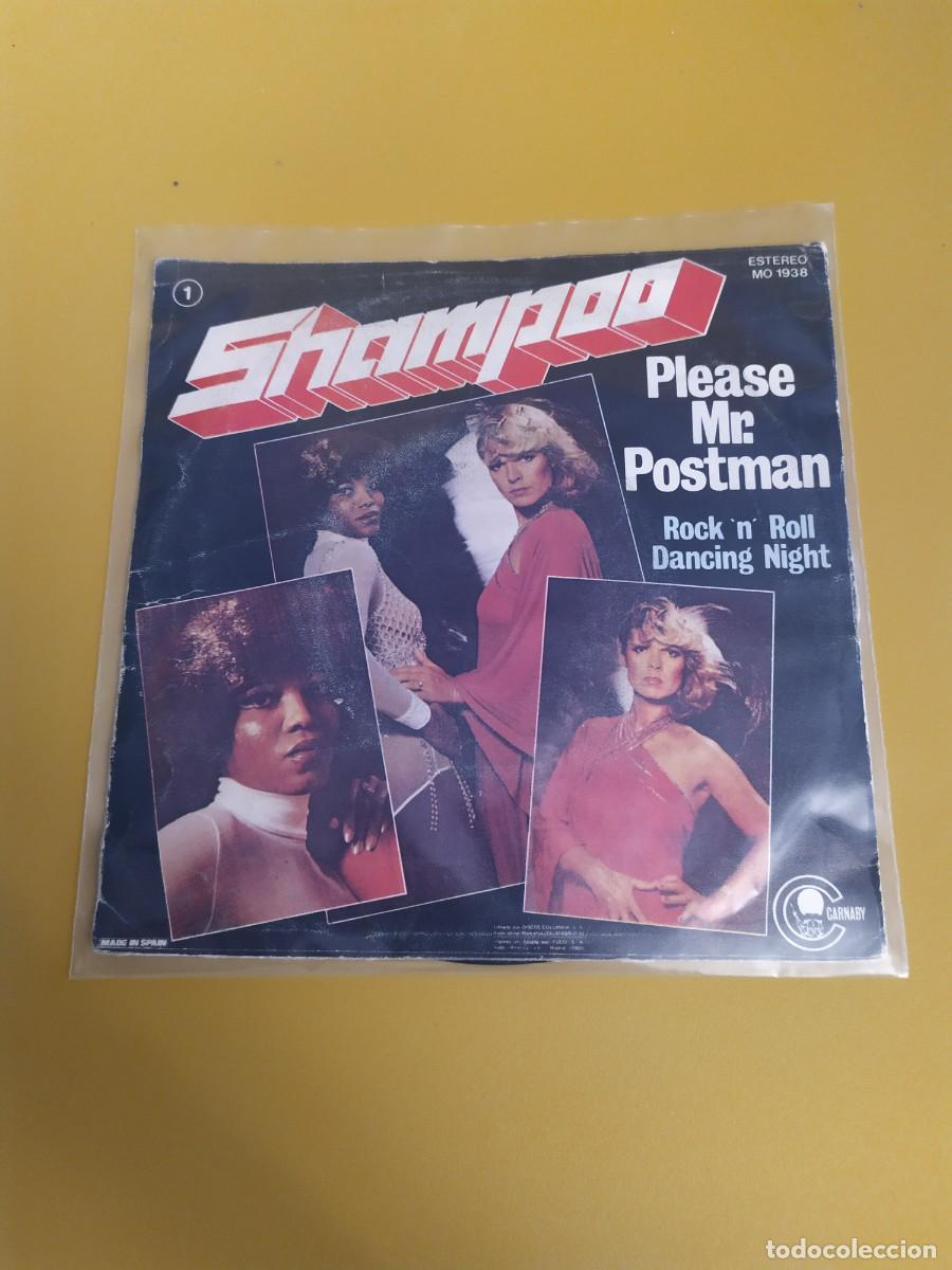 Discos de vinilo: Shampoo - Please Mr. Postman / Rocknroll dancing night 1980 - Foto 2
