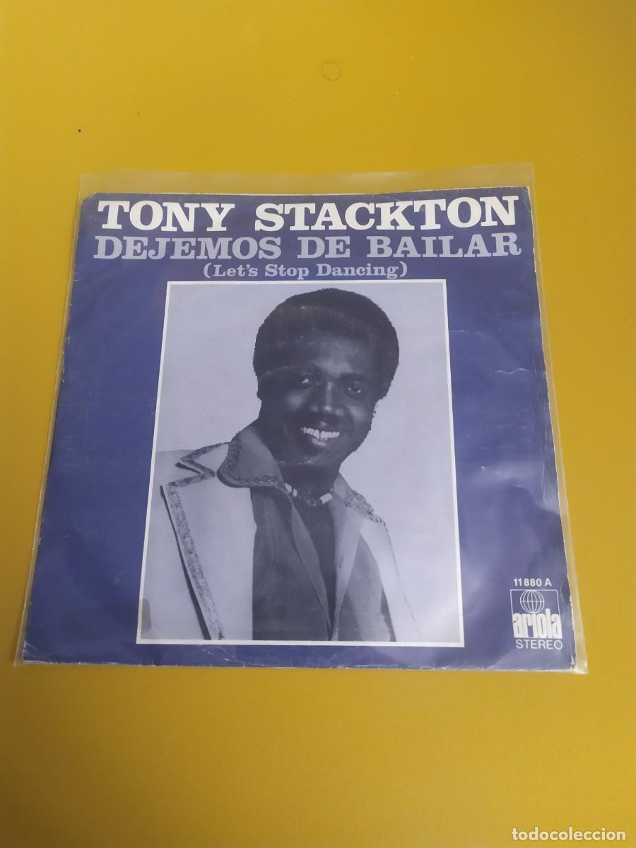 Discos de vinilo: Tony Stackton - Lets stop dancing / When you are beautiful 1978 - Foto 1