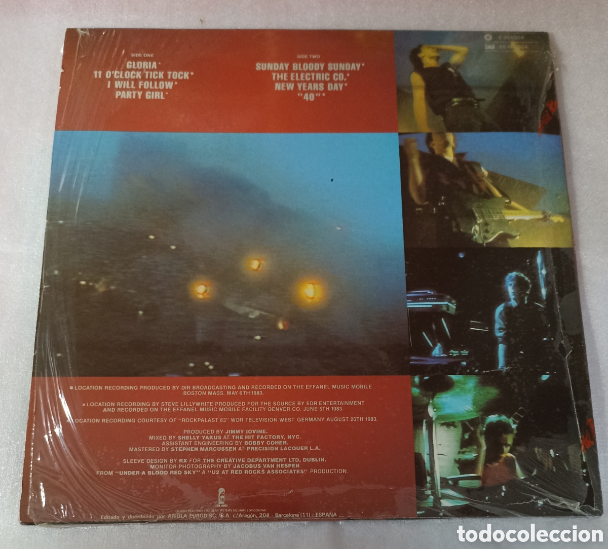 Discos de vinilo: Disco vinilo U2-Under a blood red sky - Foto 2