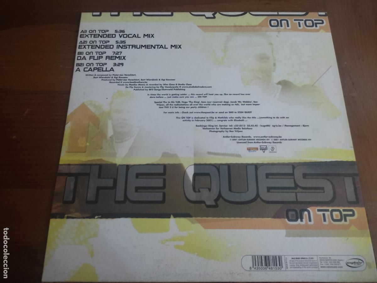Discos de vinilo: The Quest (2) &lrm;&ndash; On Top - Foto 2