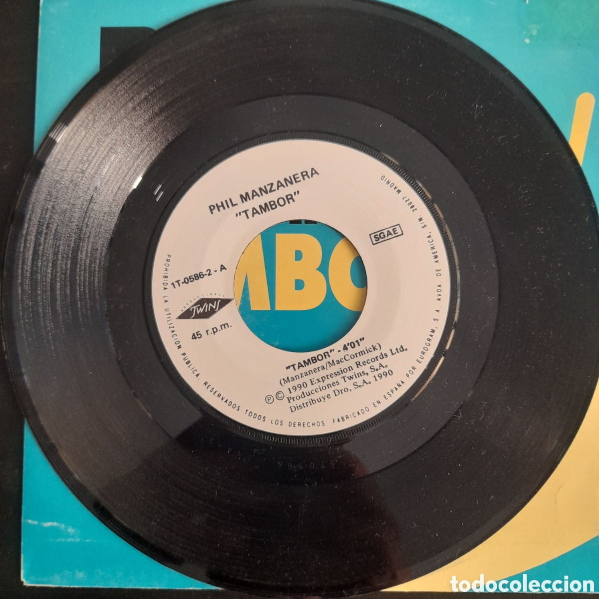 Discos de vinilo: Phil Manzanera &ndash; Tambor. Vinilo, 7&rdquo;, Single - Foto 3