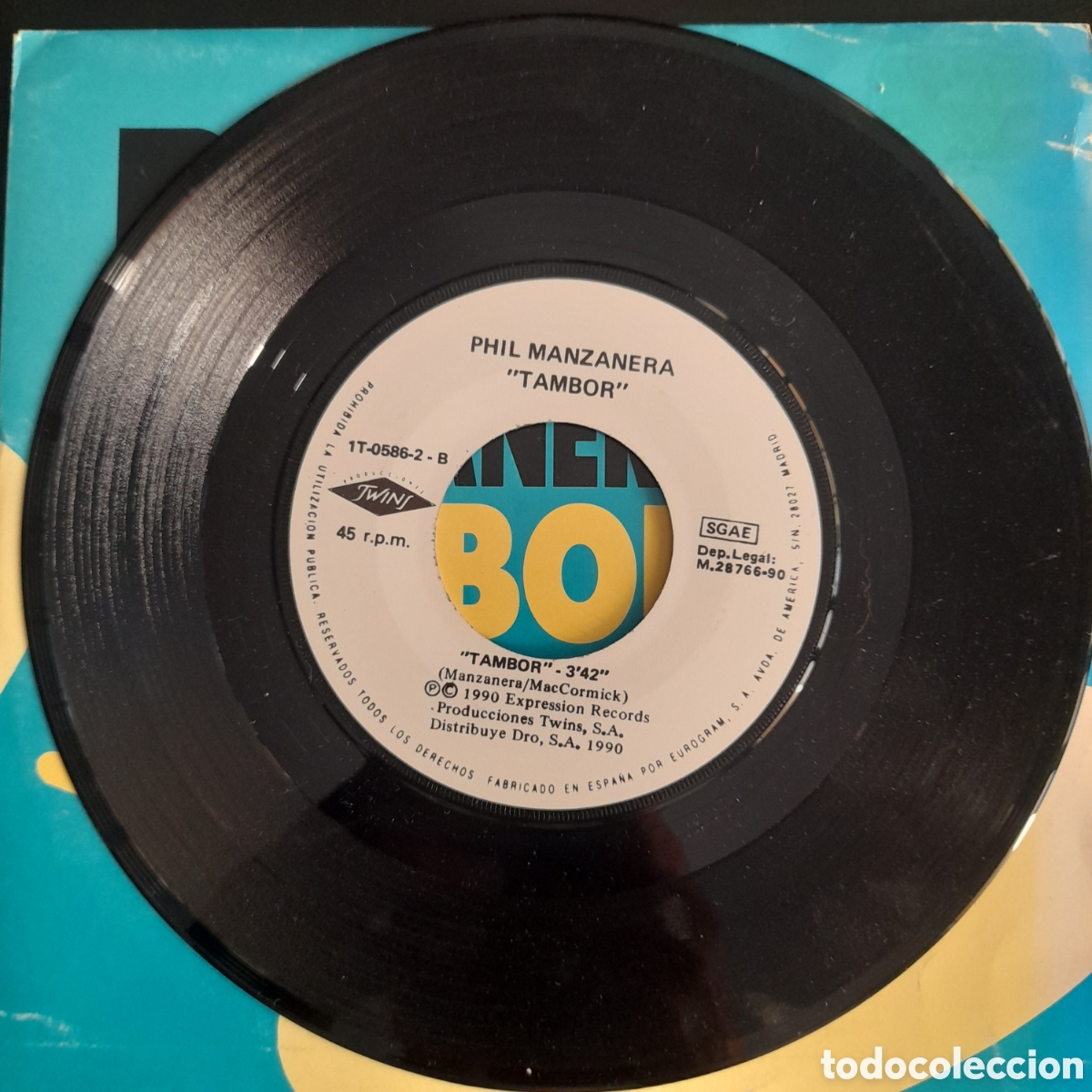 Discos de vinilo: Phil Manzanera &ndash; Tambor. Vinilo, 7&rdquo;, Single - Foto 4