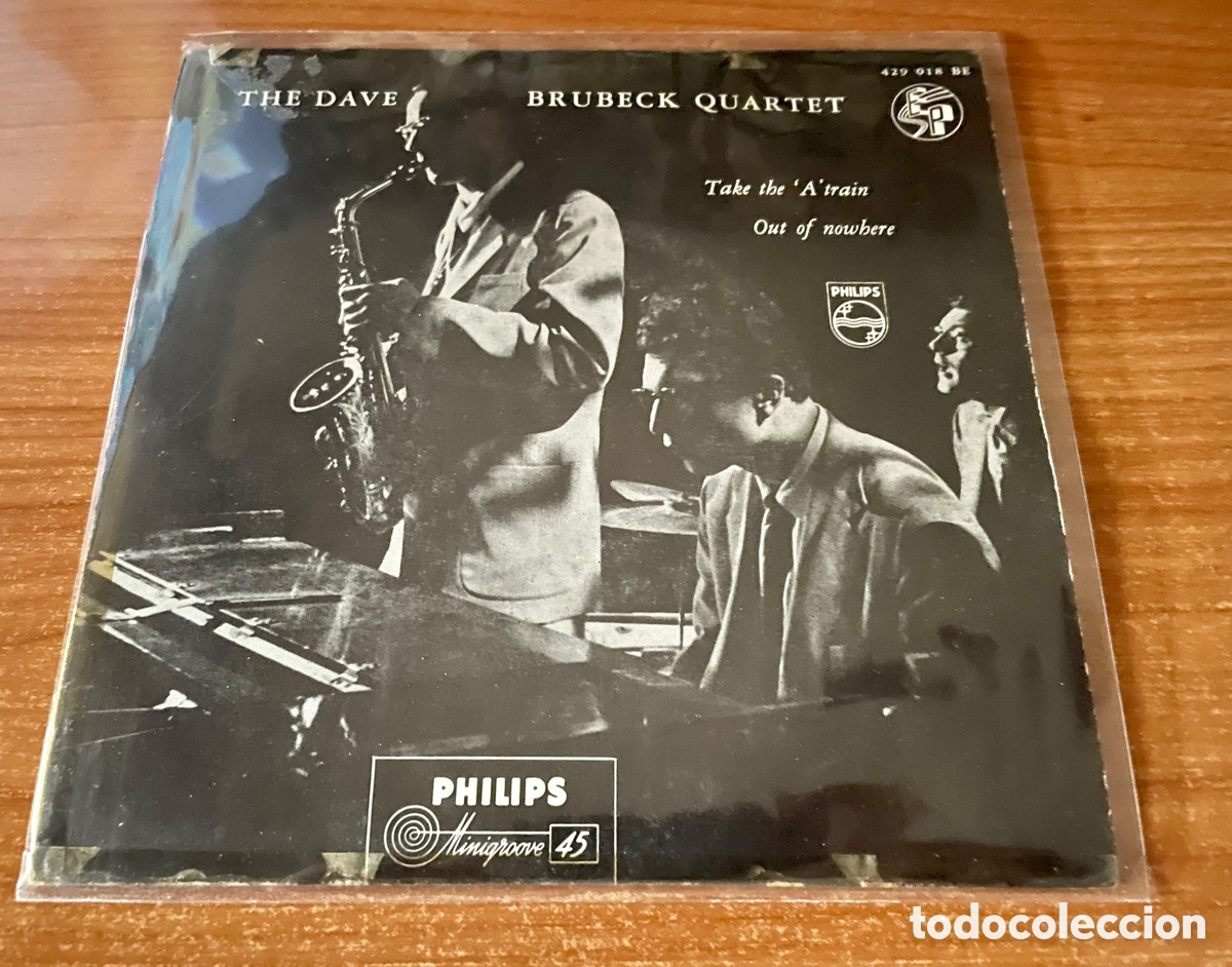 Discos de vinilo: The Dave Brubeck Quartet &ndash; Take The &rdquo;A&rdquo; Train single 7&rdquo; Philips - Foto 1