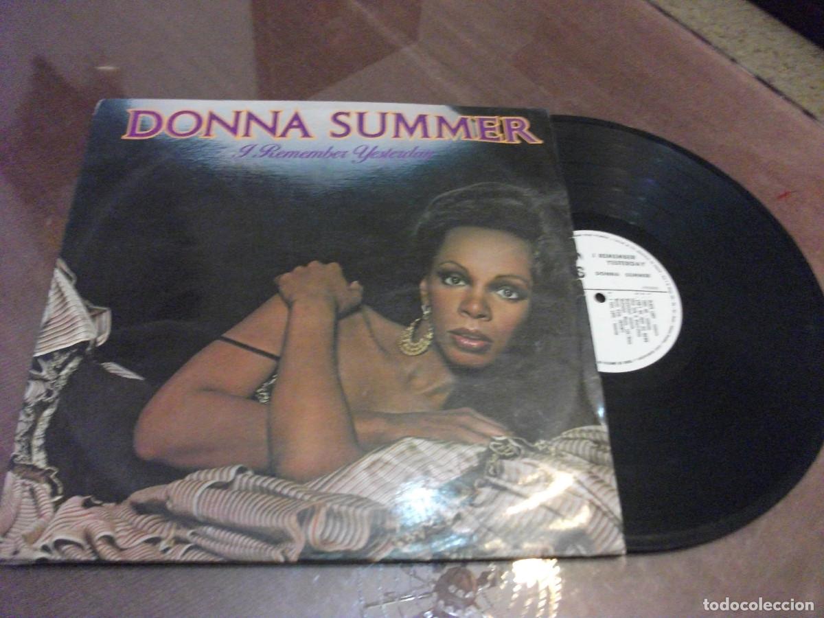 Discos de vinilo: LP DONNA SUMMER J REMEMBER YESTERDAY REF. 61 DATO OASIS 1977 - Foto 1