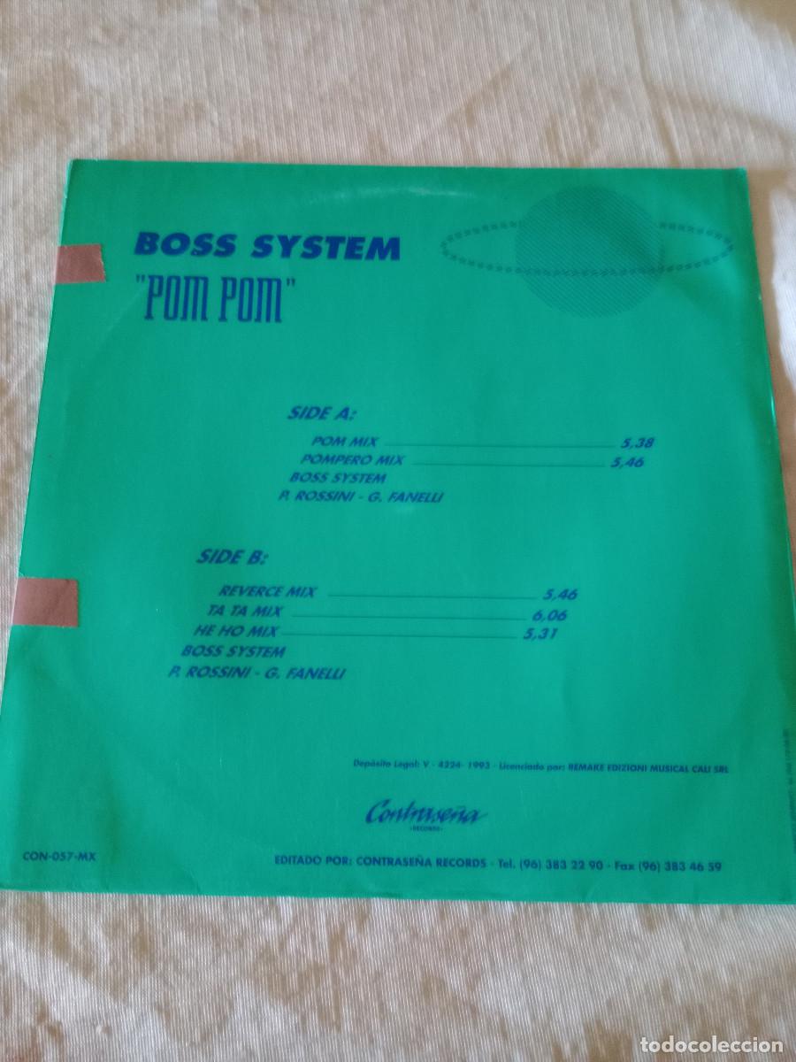 Discos de vinilo: BOSS SYSTEM / POM POM - Foto 2