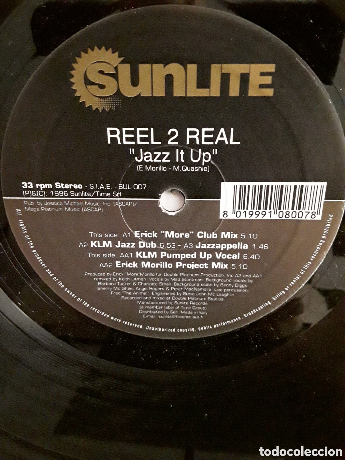 Discos de vinilo: Reel 2 Real &lrm;&ndash; Jazz It Up - Foto 2