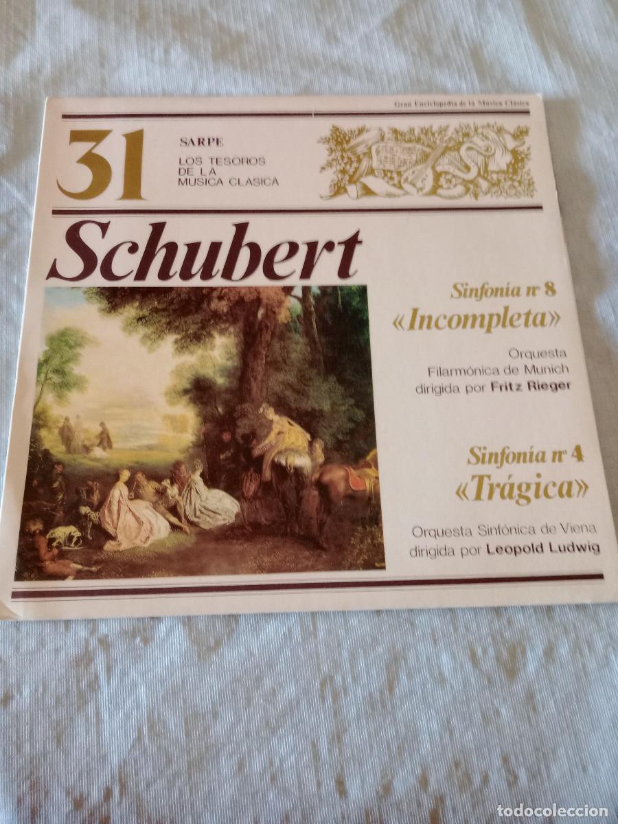 Disques de vinyle: LOS TESOROS DE LA MUSICA CLASICA N&ordm; 31 SCHUBERT SINFONIA N&ordm; 8 INCOMPLETA