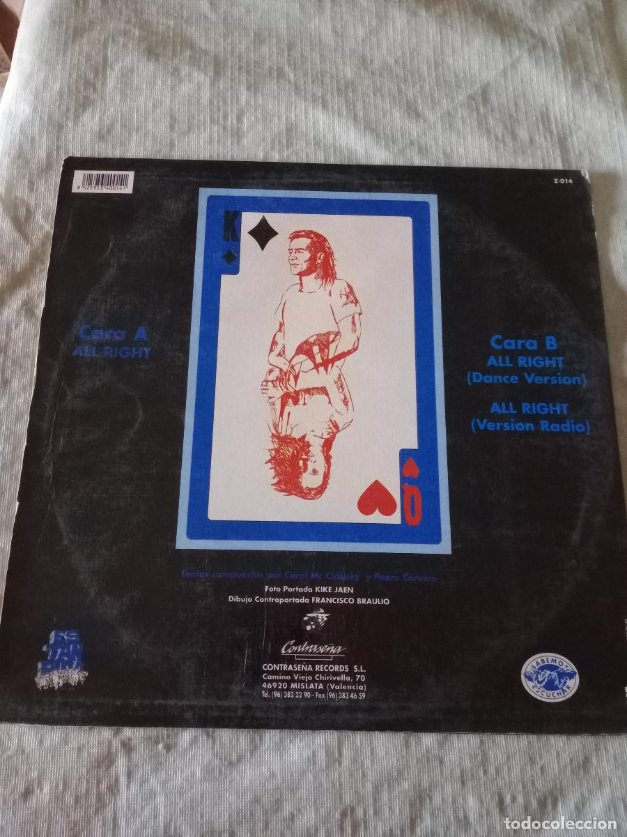 Discos de vinilo: DOUBLE VISION / ALLRIGHT - Foto 2