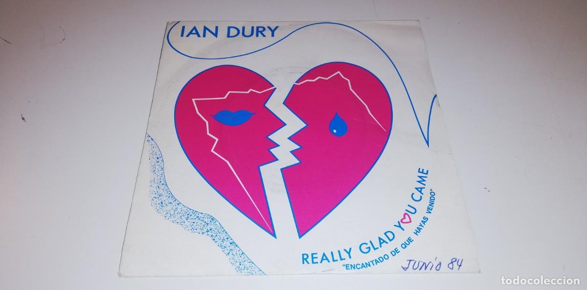 Disques de vinyle: S17-Ian Dury - Really Glad You Came - POR VG+ DIS VG