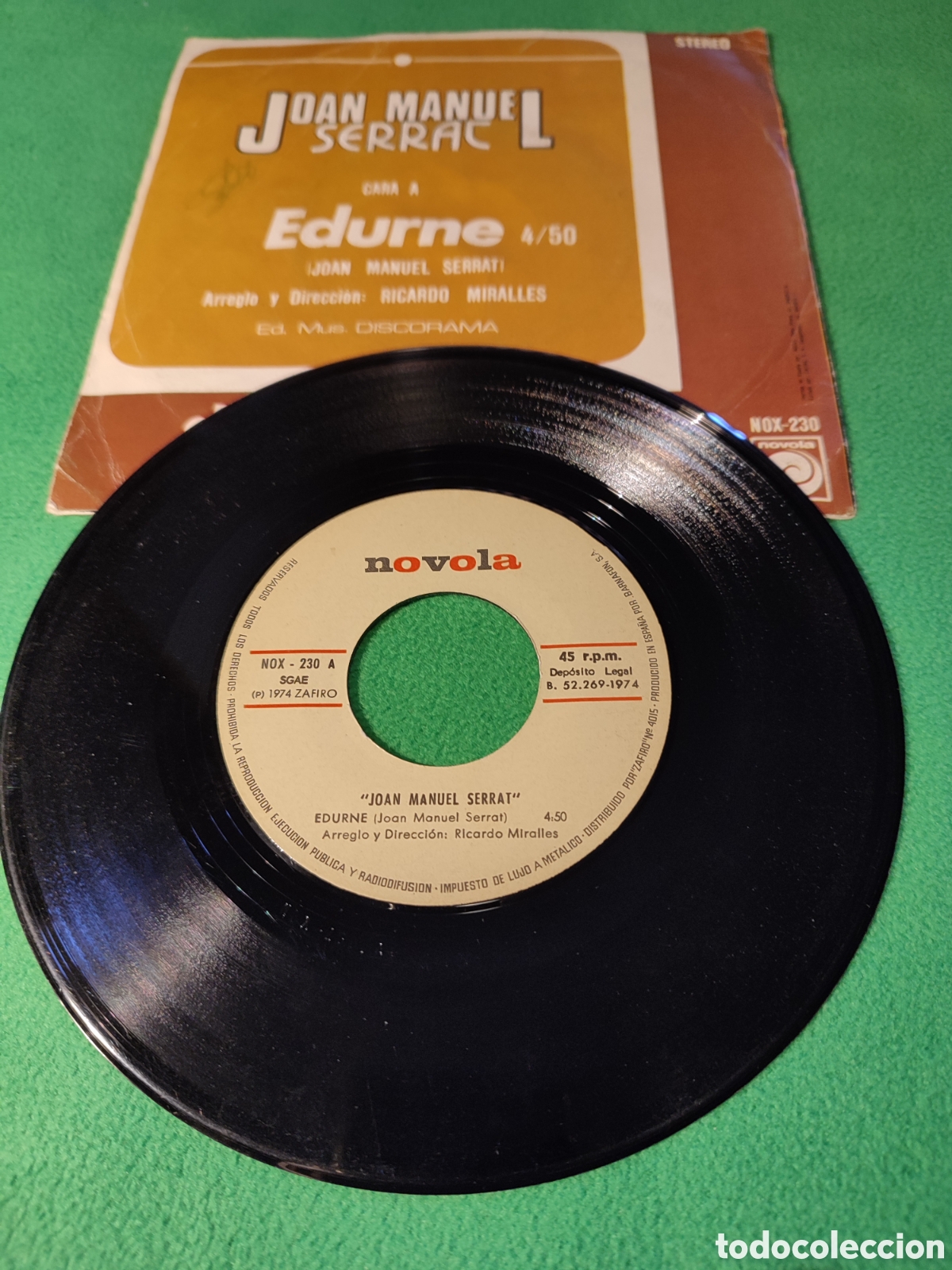 Discos de vinilo: Joan Manuel Serrat - Edurne - Foto 2