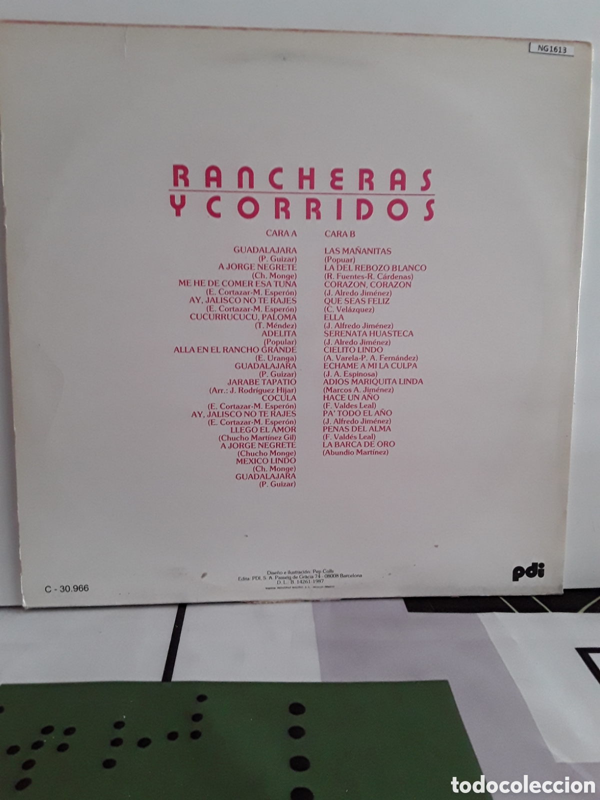 Discos de vinilo: La Alegre Banda &lrm;&ndash; Rancheras Y Corridos - Foto 2