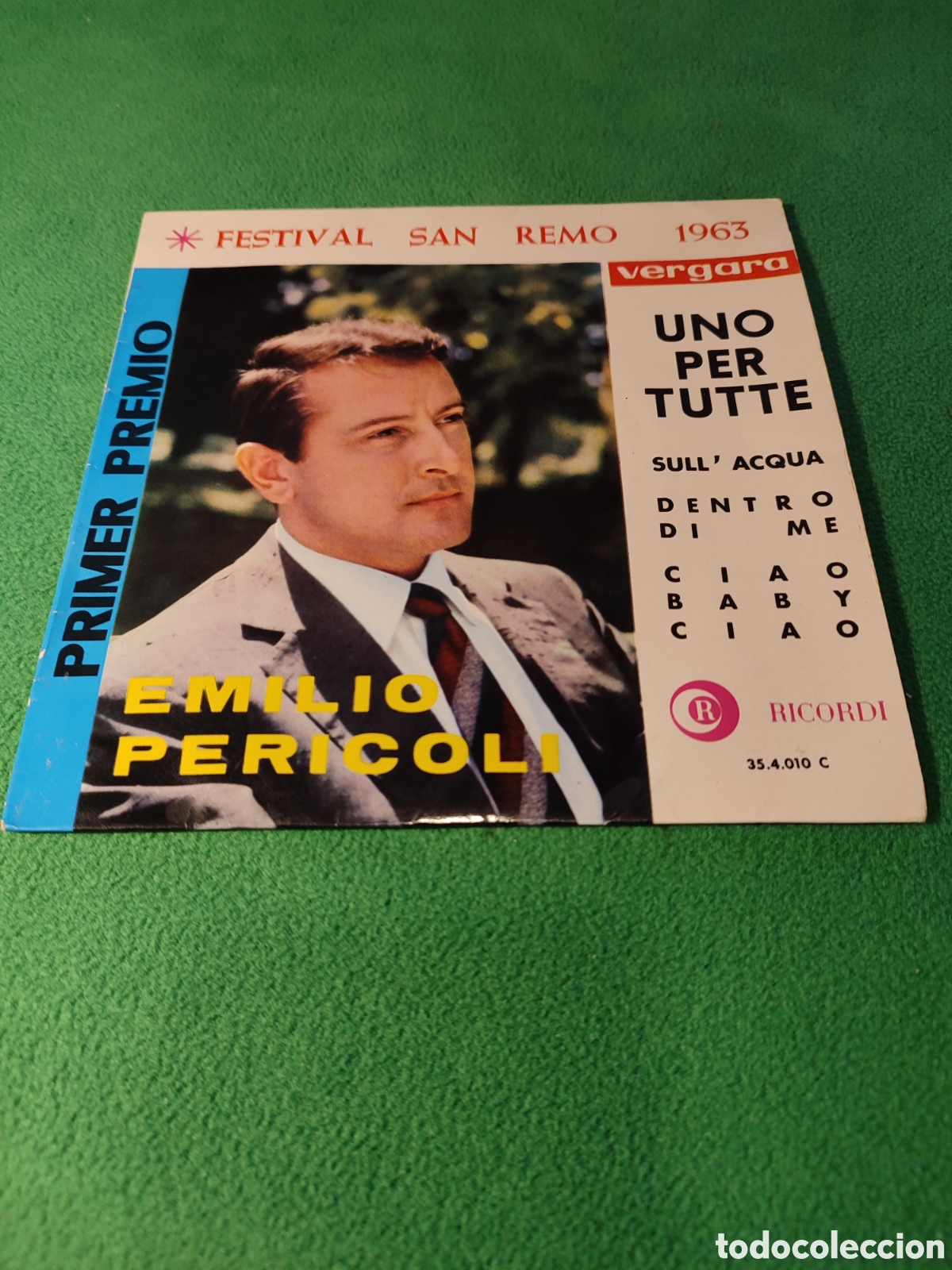 Discos de vinilo: Emilio Pericoli - Uno per tutte + 3 - Foto 1