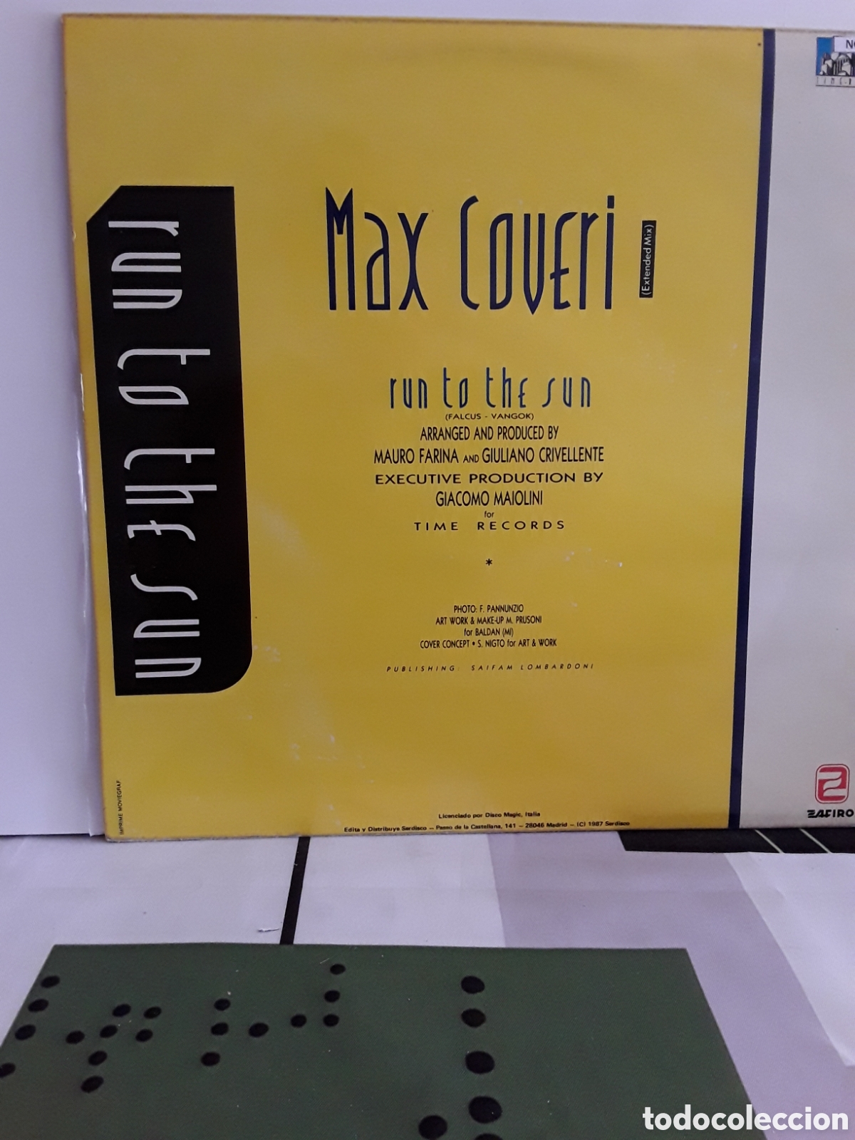 Discos de vinilo: Max Coveri &lrm;&ndash; Run To The Sun - Foto 2