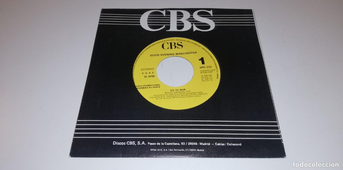Disques de vinyle: S17-Good Evening Manchester - Go To War (7&rdquo;, S/Sided, Promo) - POR NM DIS NM