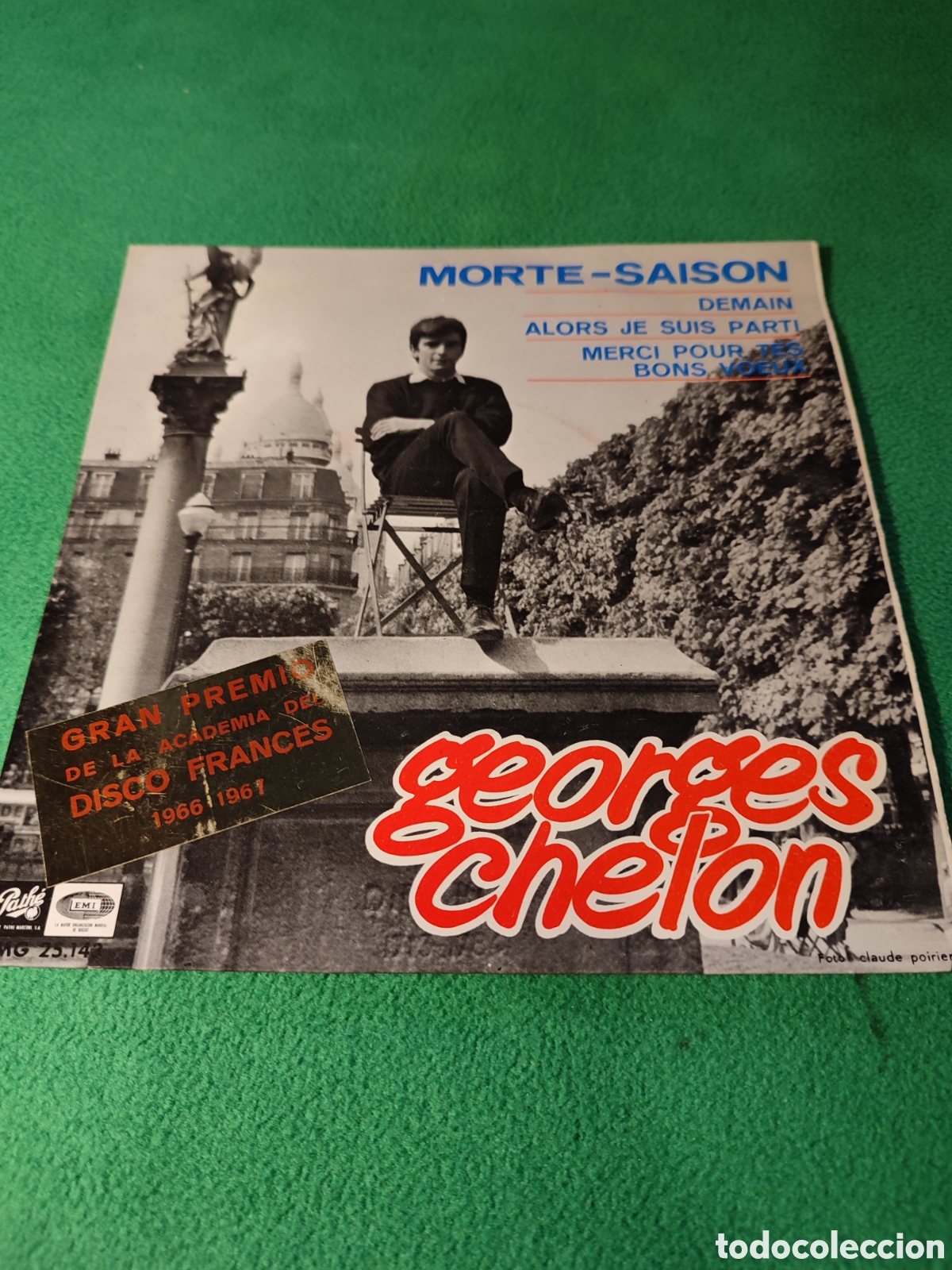 Discos de vinilo: Georges Chelon - Morte- Saison + 3 - Foto 1