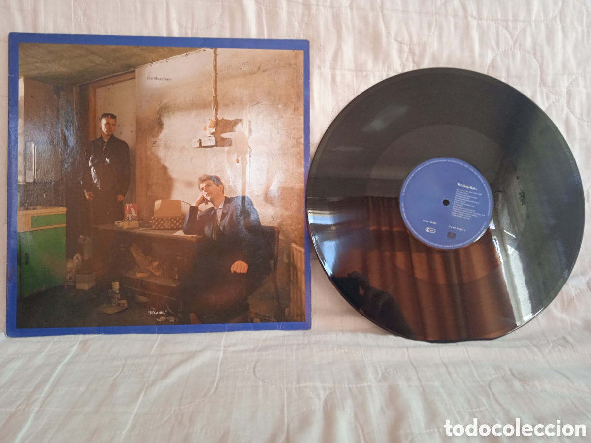 Discos de vinilo: PET SHOP BOYS - ITS A SIN (MX) - Foto 1
