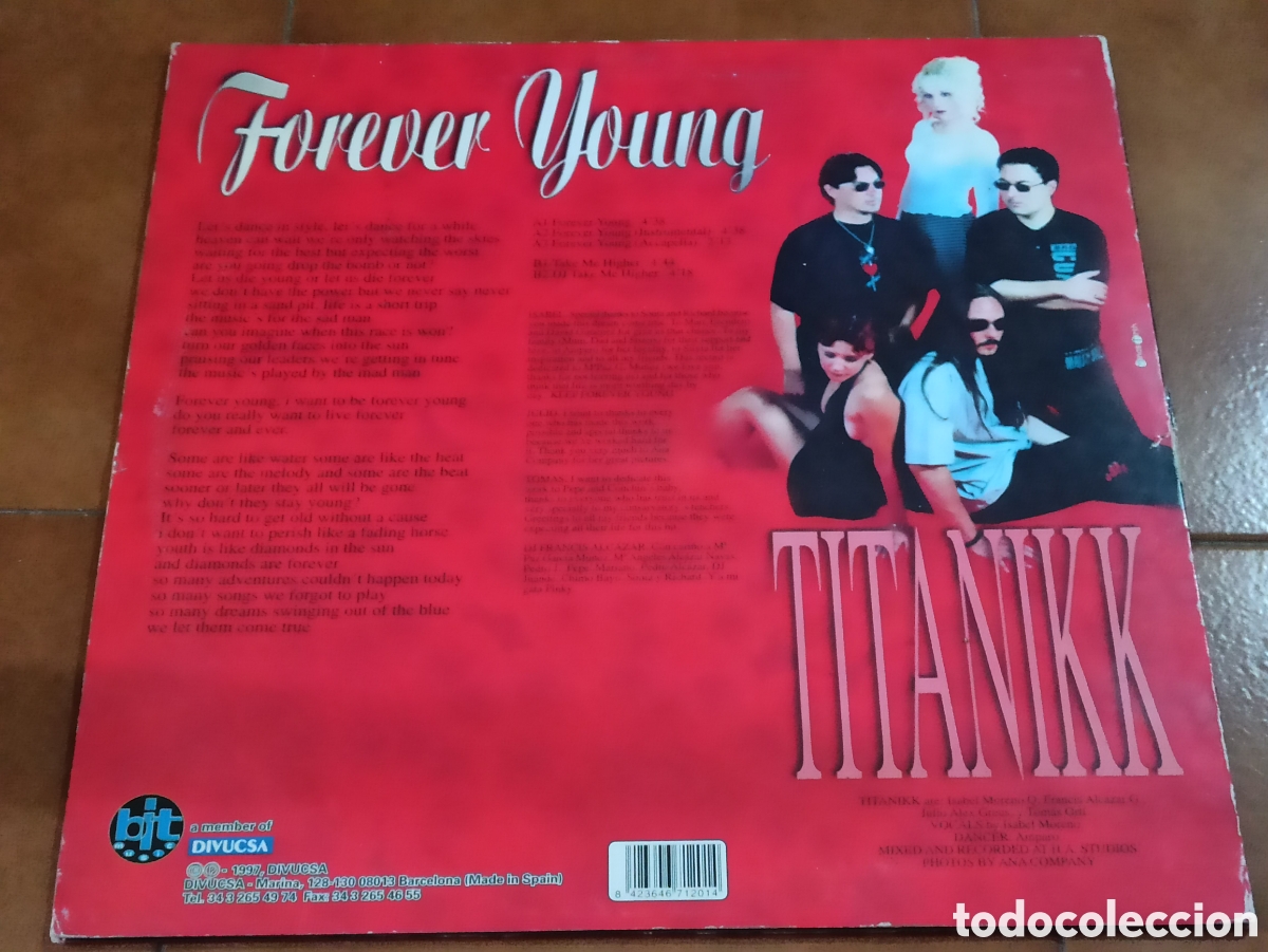 Discos de vinilo: Titanikk &lrm;&ndash; Forever Young - Foto 2