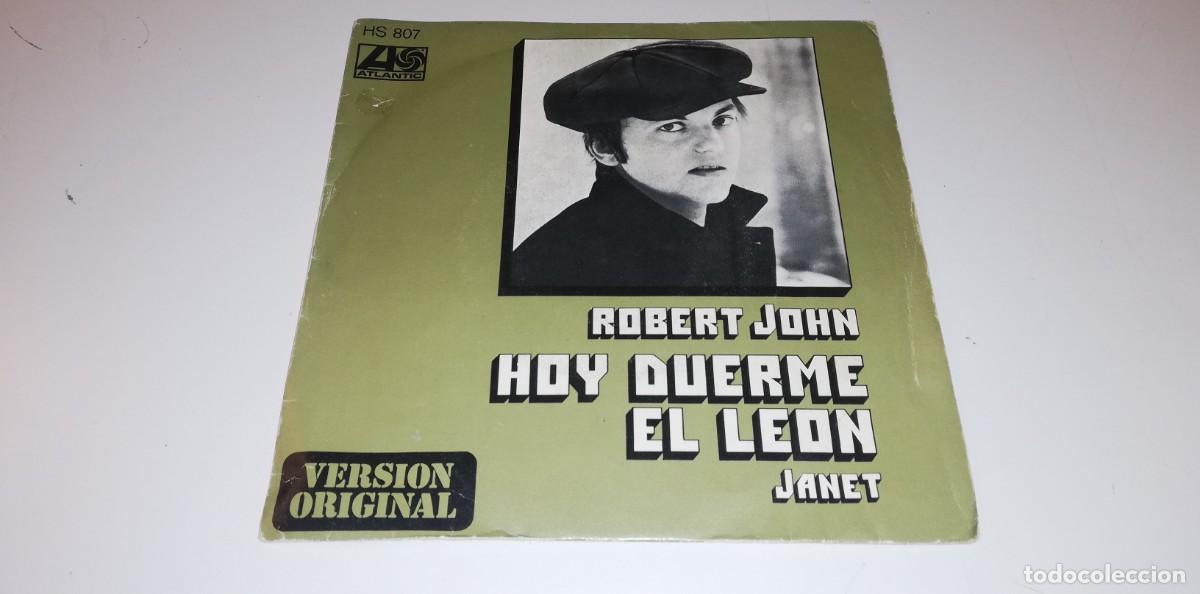Disques de vinyle: S17-Robert John - Hoy Duerme El Leon (7&rdquo;, Single) - POR VG DIS NM