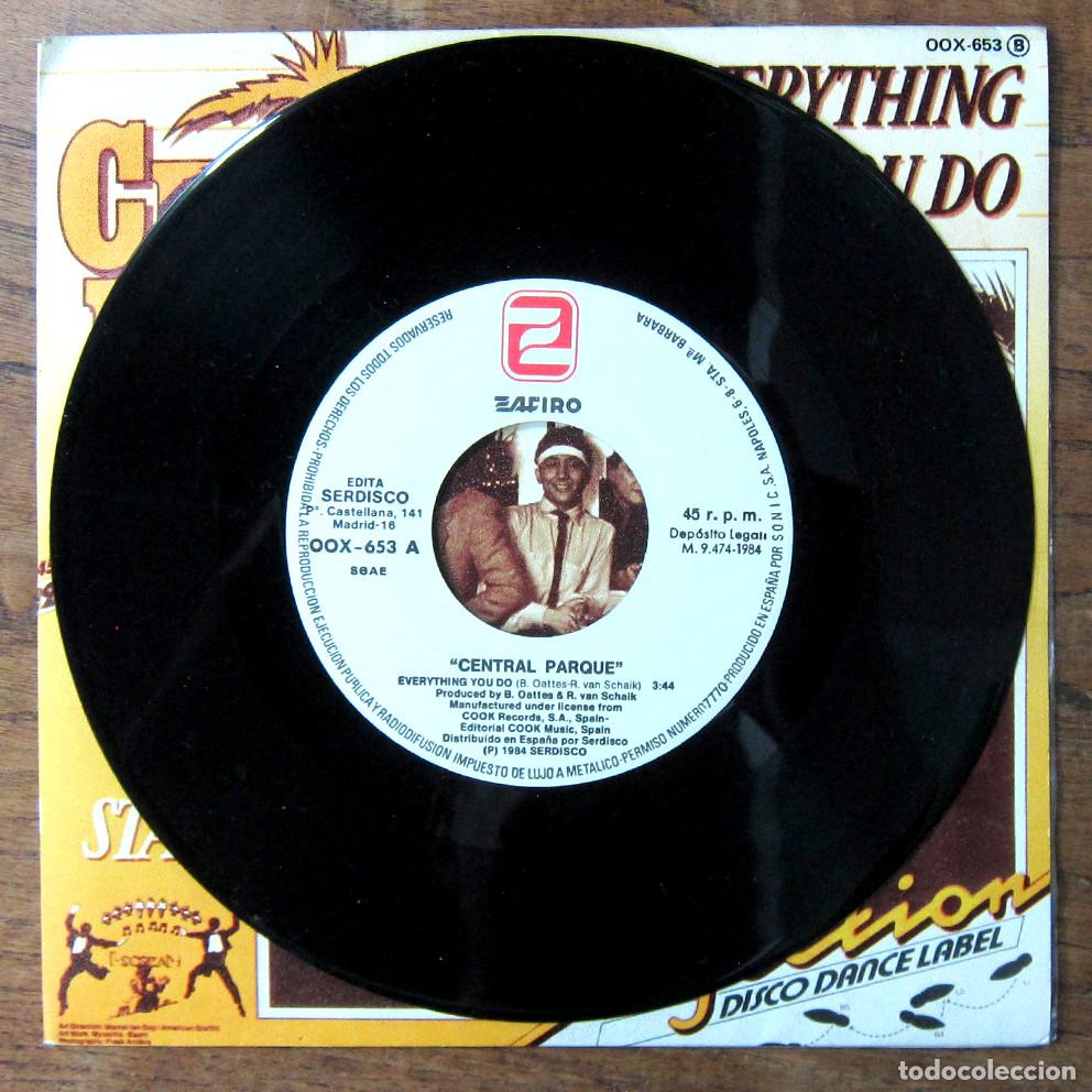 Discos de vinilo: CENTRAL PARQUE - EVERYTHING YOU DO / STAY - 1984 - HOLANDA, - Foto 3