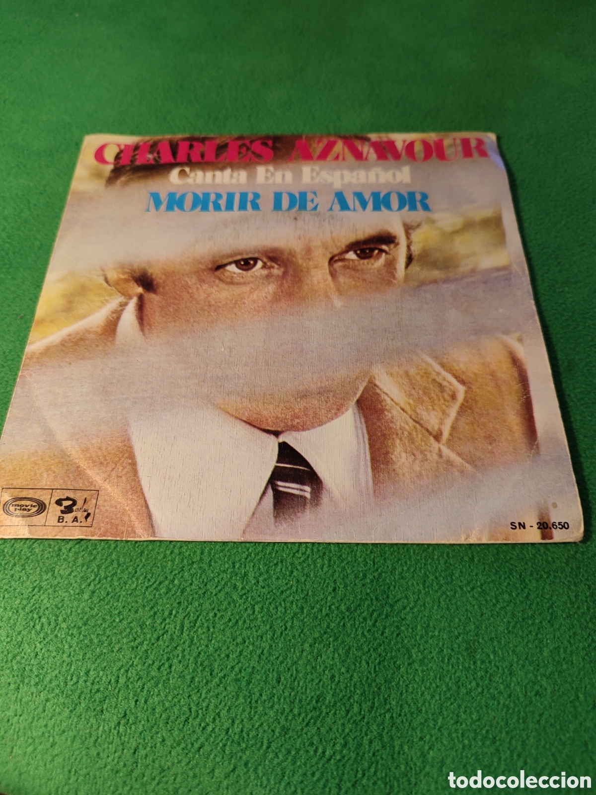 Discos de vinilo: Charles Aznavour - Morir de amor - Foto 1