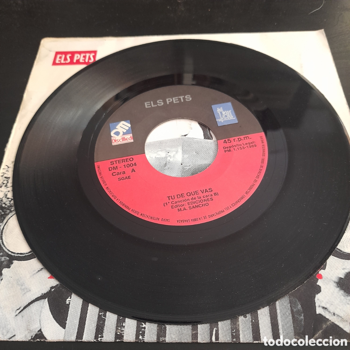Discos de vinilo: Els Pets &ndash; Tu, De Qu&egrave; Vas?. Vinilo, 7&rdquo; 1989 - Foto 3