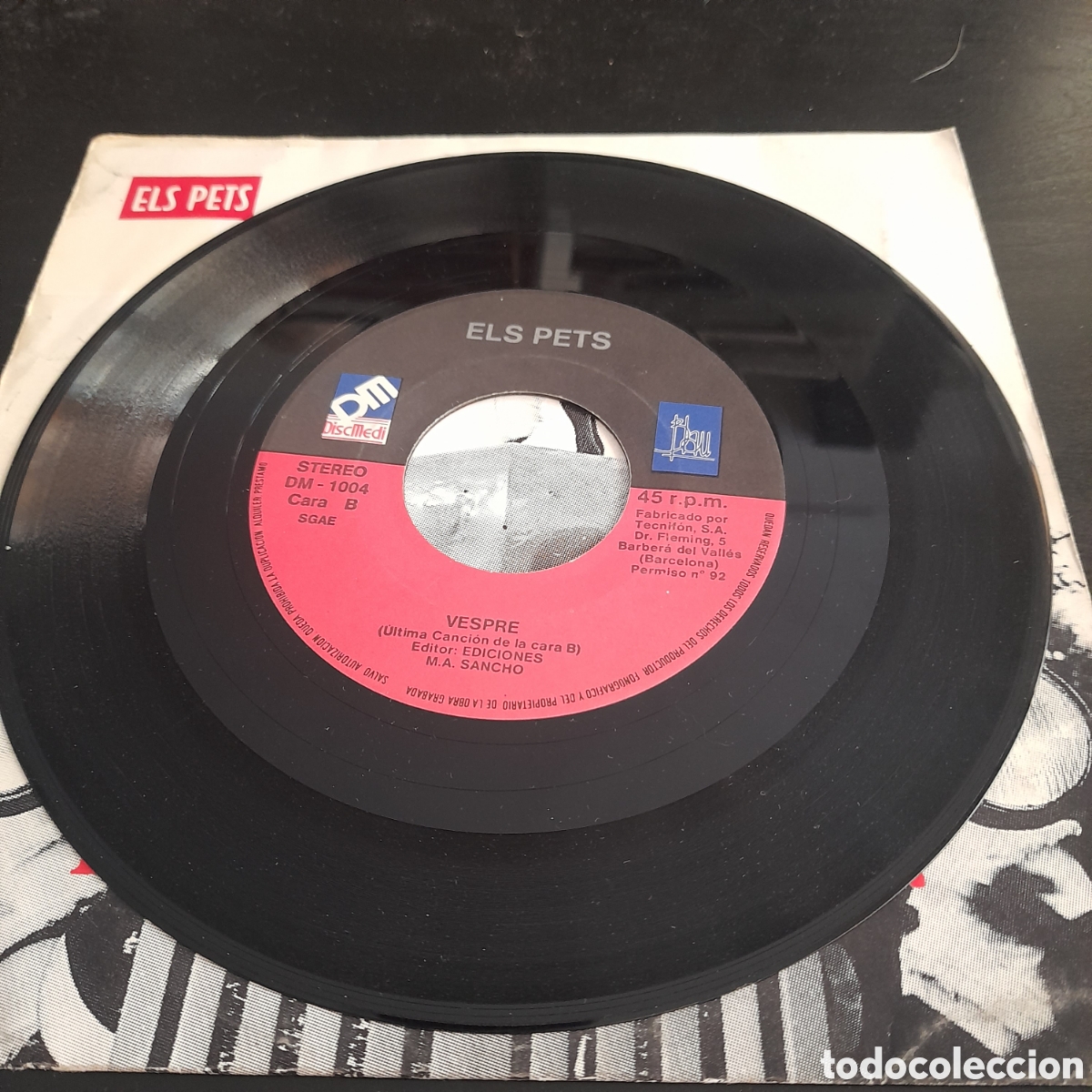 Discos de vinilo: Els Pets &ndash; Tu, De Qu&egrave; Vas?. Vinilo, 7&rdquo; 1989 - Foto 4