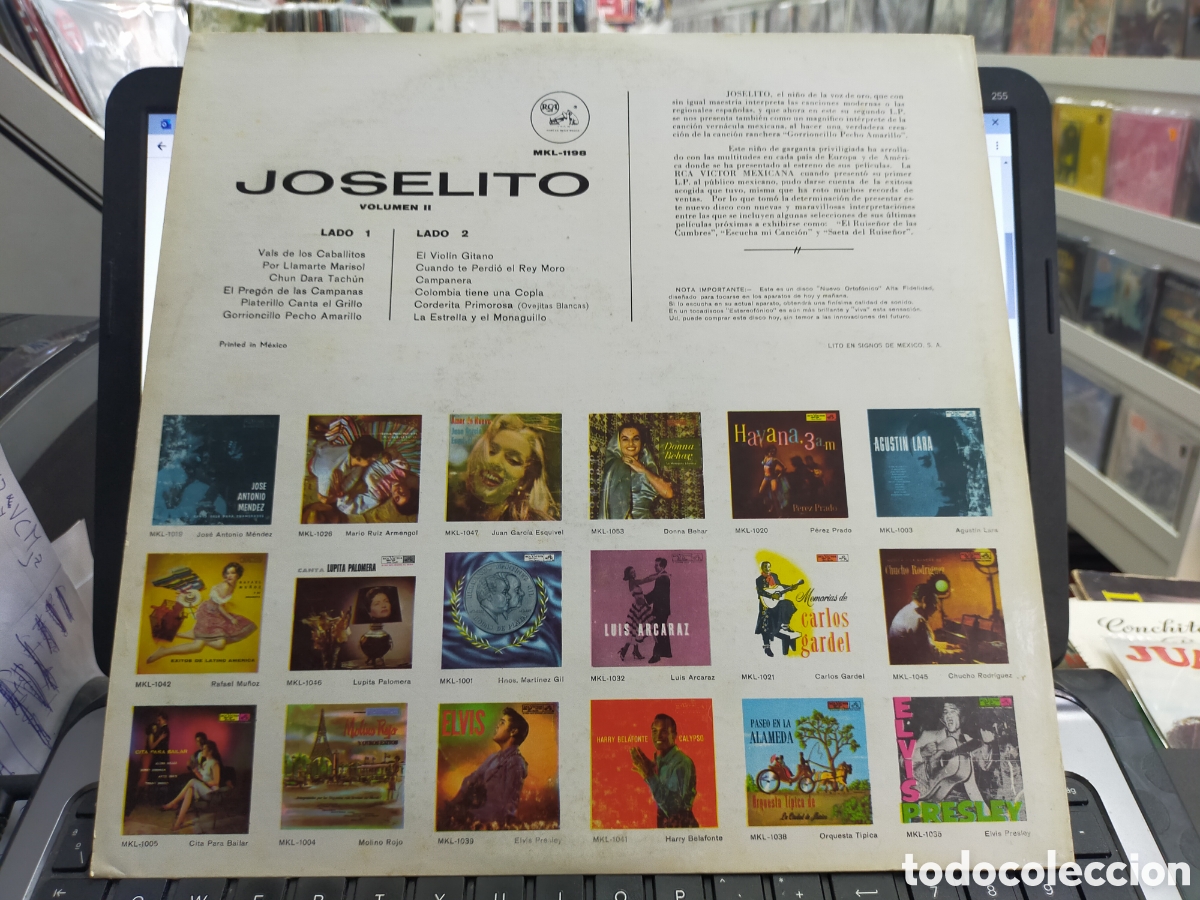 Discos de vinilo: Joselito vol.II LP M&eacute;xico - Foto 2