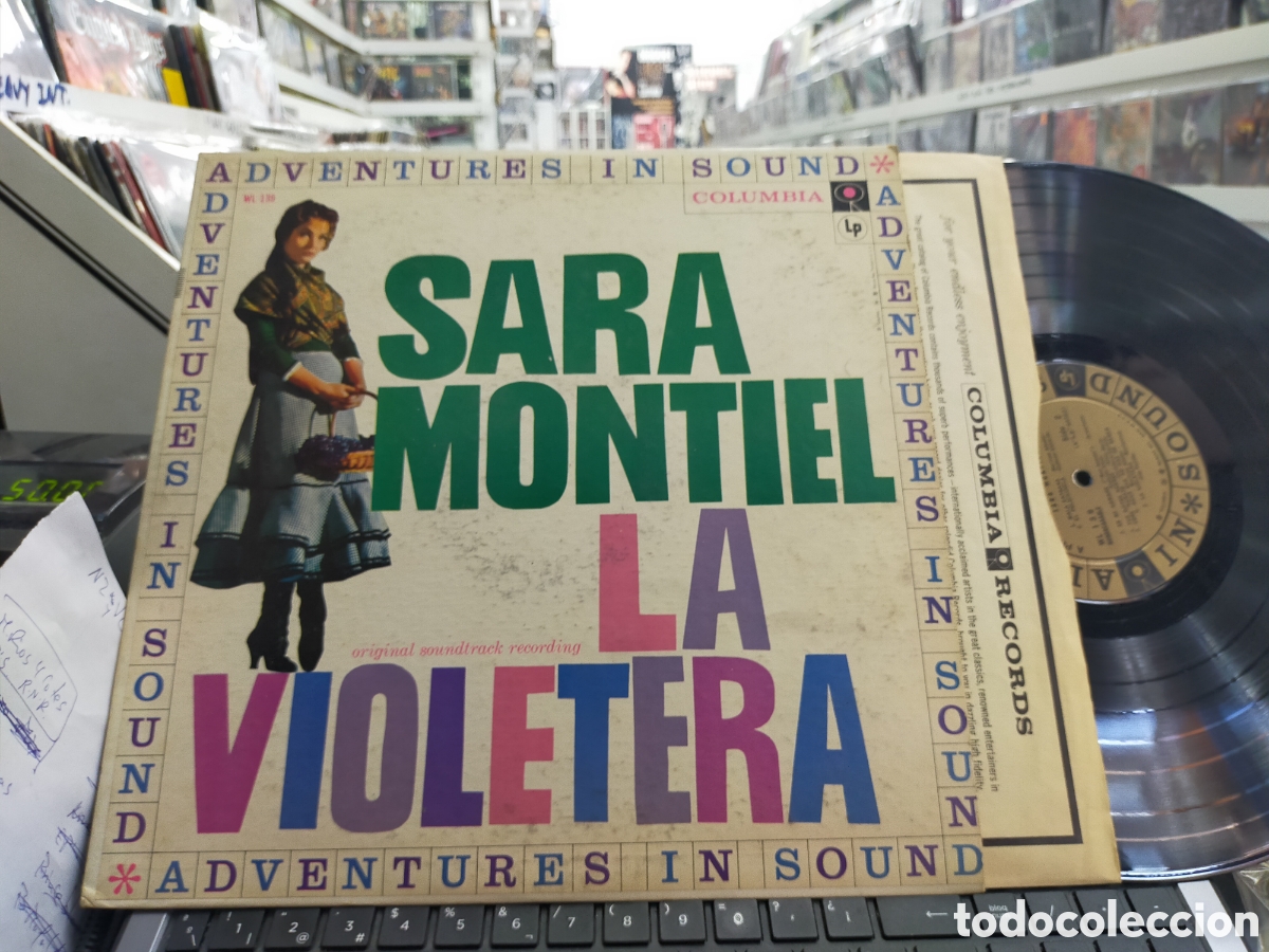 Discos de vinilo: Sara Montiel LP la violetera u.s.a. - Foto 1