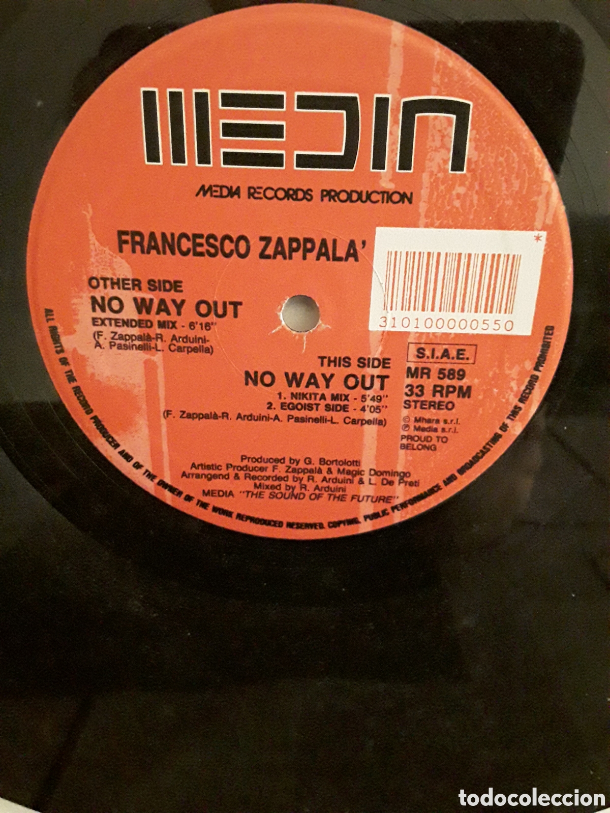 Discos de vinilo: Francesco Zappala &lrm;&ndash; No Way Out - Foto 2