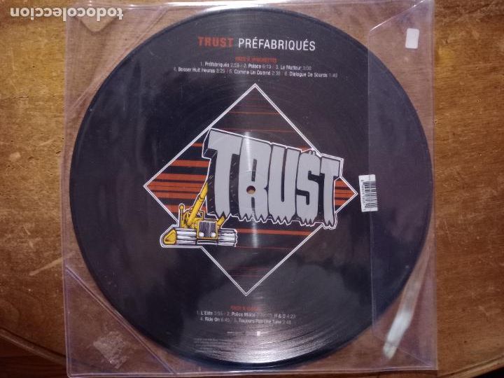 Discos de vinilo: Trust - prefabrique -picture disc - Foto 2
