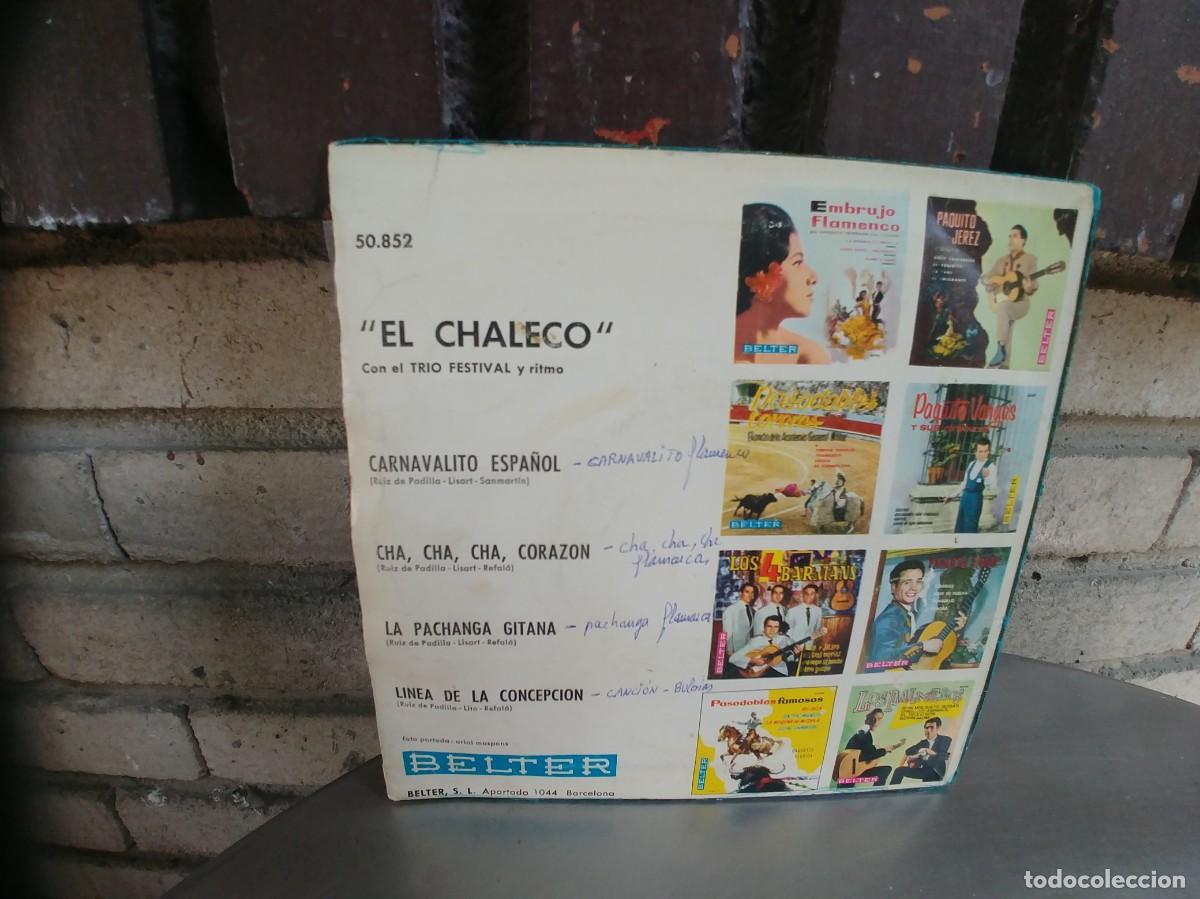 Discos de vinilo: EL CHALECO-EP CARNAVALITO ESPA&Ntilde;OL +3 - Foto 2